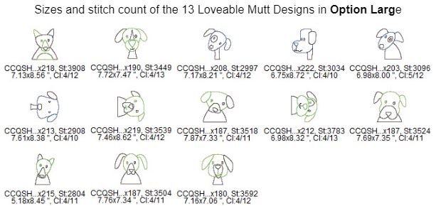 CCQSHW0009 - Loveable Mutts