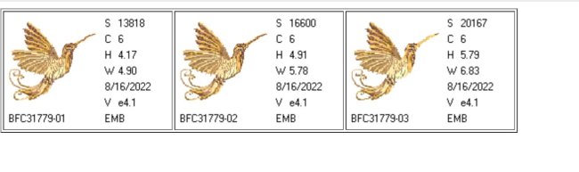 BFC31779 Golden Hummingbird