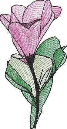 BFC32281 Sheer Flower Two  Ways