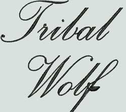 BFC1541 Large Tribal Wolf