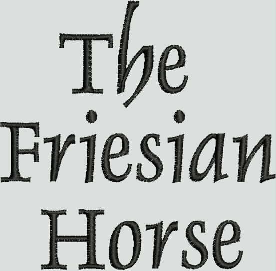BFC1652 Large Friesian Horse