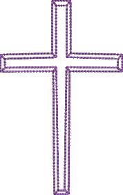 BFC2244 Stained Glass Cross