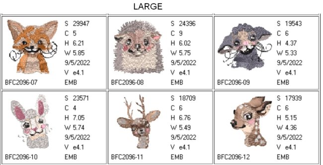 BFC2096 Forest Babies