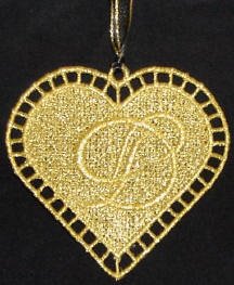 CCQFSL002 - Freestanding Lace  Heart Monograms