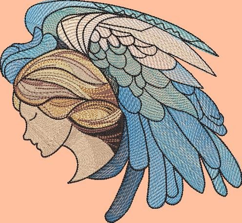 BFC32266 Stained Glass Angel