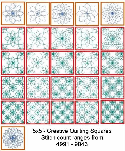 CCQ0076 - Creative Quilting Squares