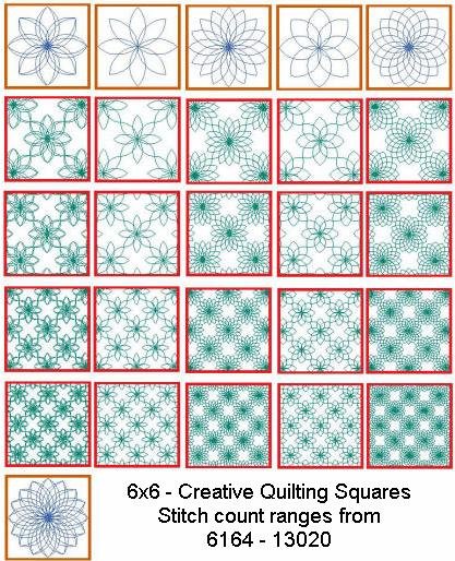 CCQ0076 - Creative Quilting Squares