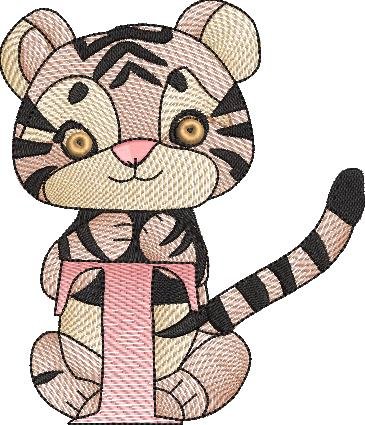 BFC32163 Cute Little Animals Alpha T