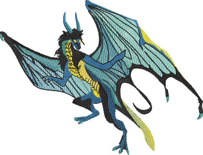 BFC32291 Turquoise Dragon