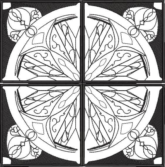 BFC32272 Art Deco Block 2