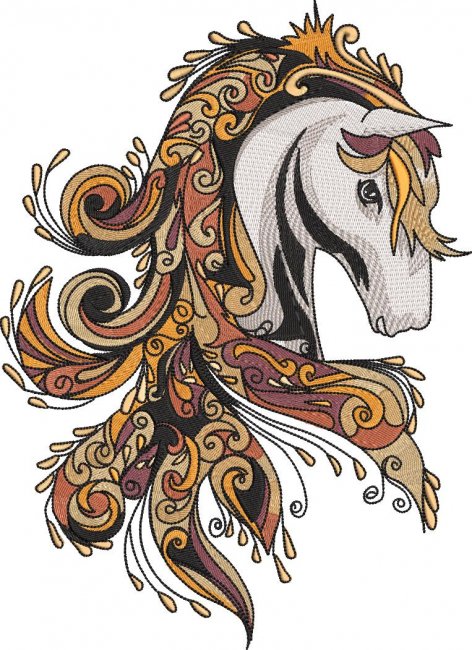 BFC1978 Embellished Horse and Unicorn