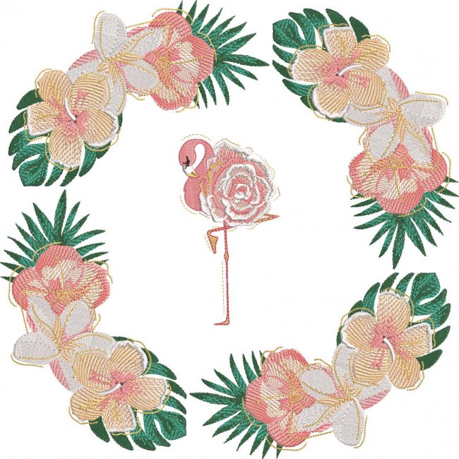 BFC1789 Flamingo Paradise