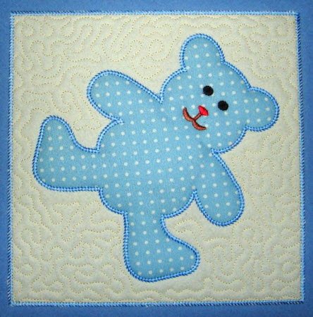 CCQ0317 - Teddy Bear Applique Squares