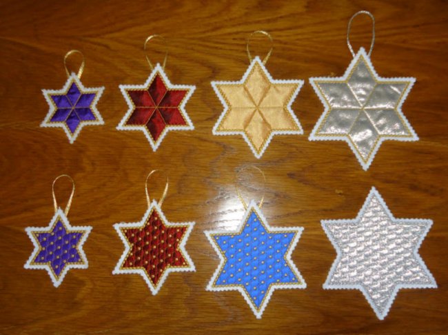 CCQ0440 - Applique Star Ornaments