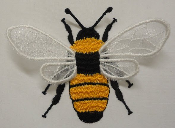 CCQ0606 - 3D Bee - Two Sizes