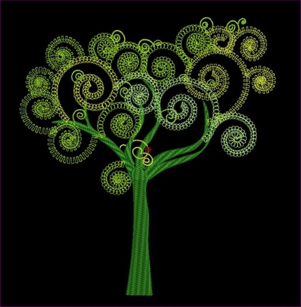 BFC32030 Tree of Swirls